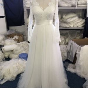 Custom Lace Wedding Dress